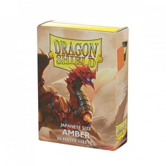 Dragon Shield Sleeves: Japanese Matte Amber (Box Of 60)